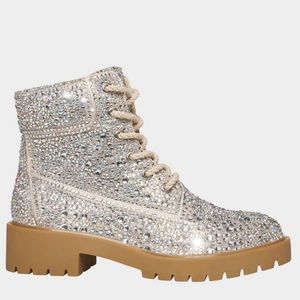 Betsy Johnson Hudsn Rhinestone Boots